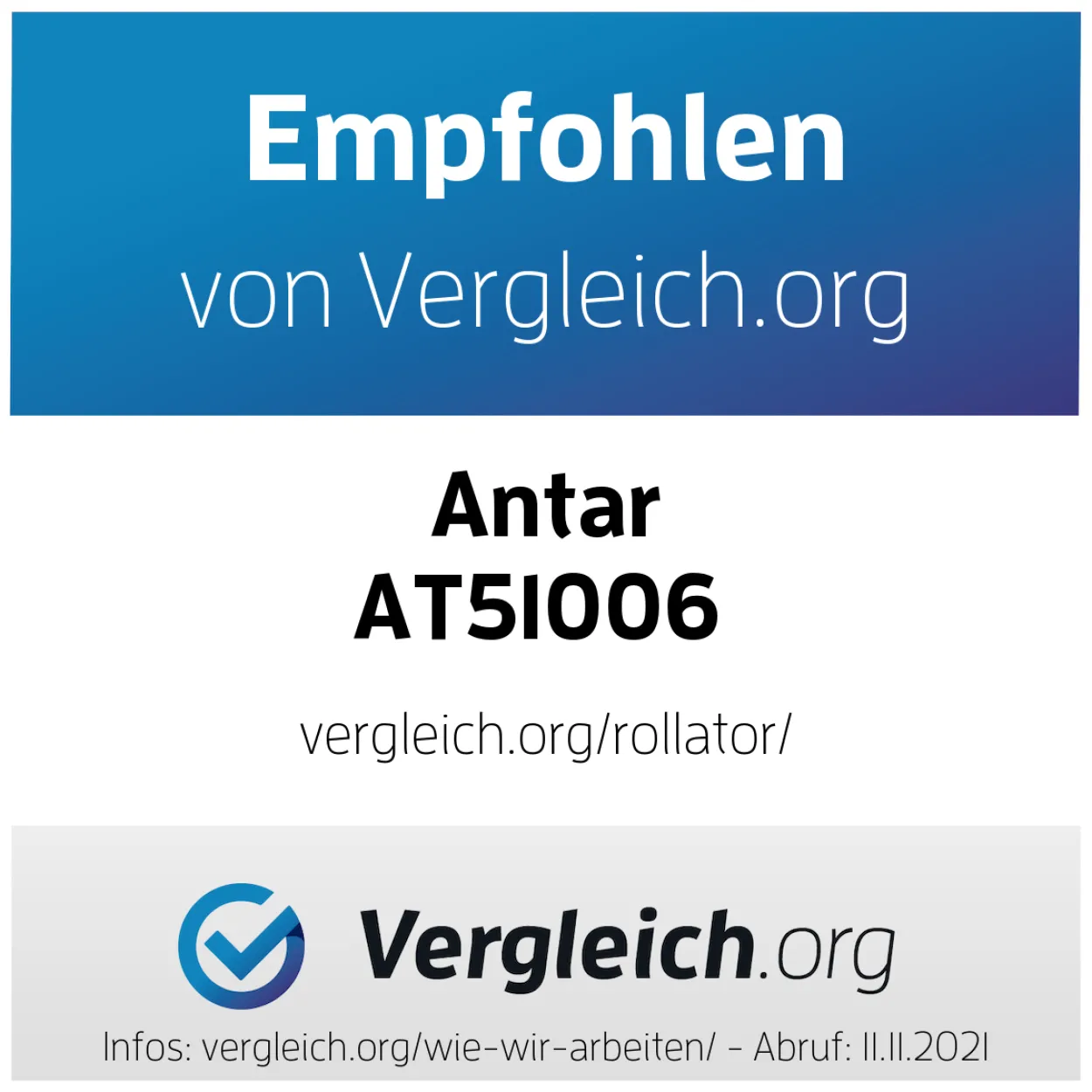 Alu Vierrad-Rollator Leichtgewicht AT51006