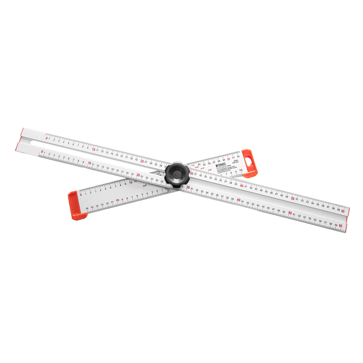 Alu-Winkellineal, verstellbar 60 cm