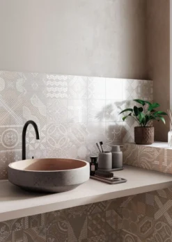 AMBIENT WHITE 16.5 x 16.5 Feinsteinzeug Wand- und Bodenfliese Keramikfliese Fliese
