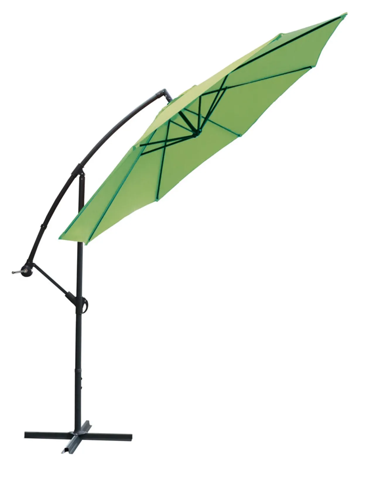 Ampelschirm-Aluminium, Ø ca. 3 m – Apfelgrün