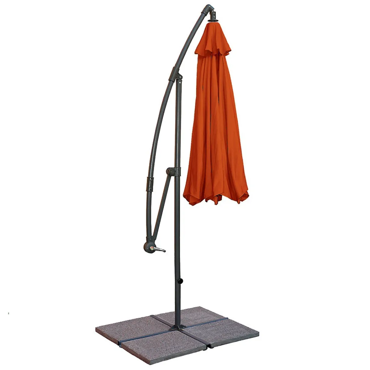 Ampelschirm -Aluminium , Ø ca. 3 m – Terrakotta
