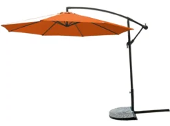 Ampelschirm -Aluminium , Ø ca. 3 m – Terrakotta