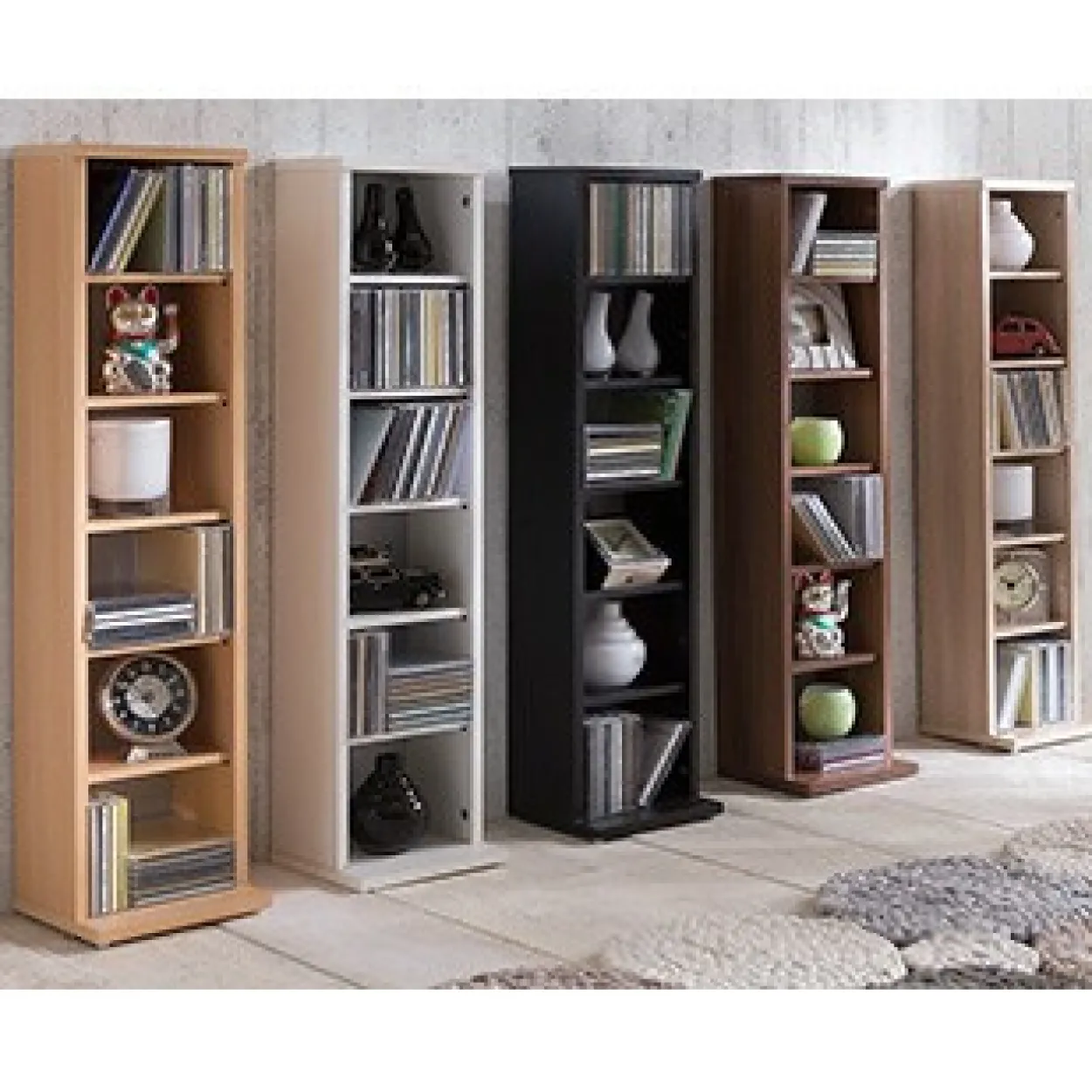 Anbauprogramm Elementa Regal / Schrank schwarz