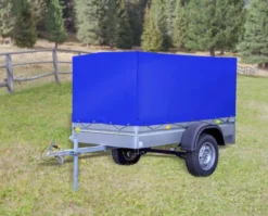 Anhängerplane aus Tarpaulin 202 x 107,5 x 80 cm