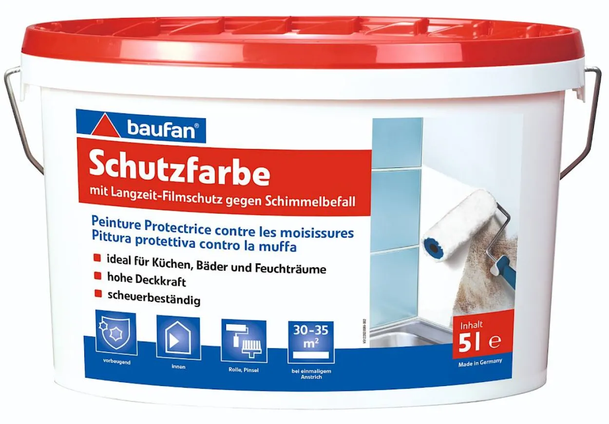 Anti-Schimmelfarbe Schutzfarbe 5L