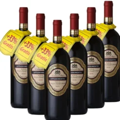 Appassimento Rosso Puglia IGT - Italien, +33% Gratis, - 6er Paket
