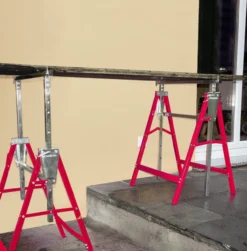 Arbeitsbock höhenverstellbar, 2er Set, je Bock 200 kg Traglast