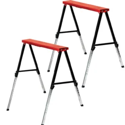 Arbeitsbock höhenverstellbar, 2er-Set, je Bock 150 kg Traglast