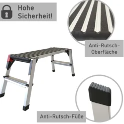 Arbeitsplattform mit 2 Stufen