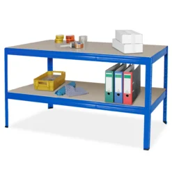Arbeitstisch mit Fachboden HxBxT 900x1500x600 mm