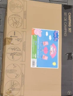 ARDITEX Kinder-Tischset Peppa Pig mit 2 Stühlen & Sonnenschirm für Garten & Balkon