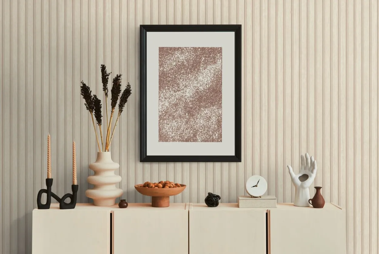 A.S. Création - Tapete Holzpaneele Creme, Beige