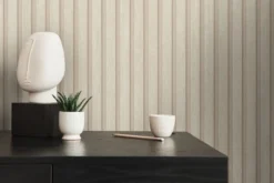 A.S. Création - Tapete Holzpaneele Creme, Beige