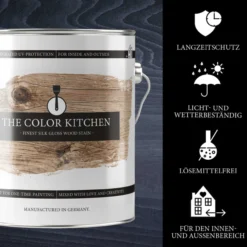 A.S. Création - The Color Kitchen Holzlasur Anthrazitgrau 2,5L