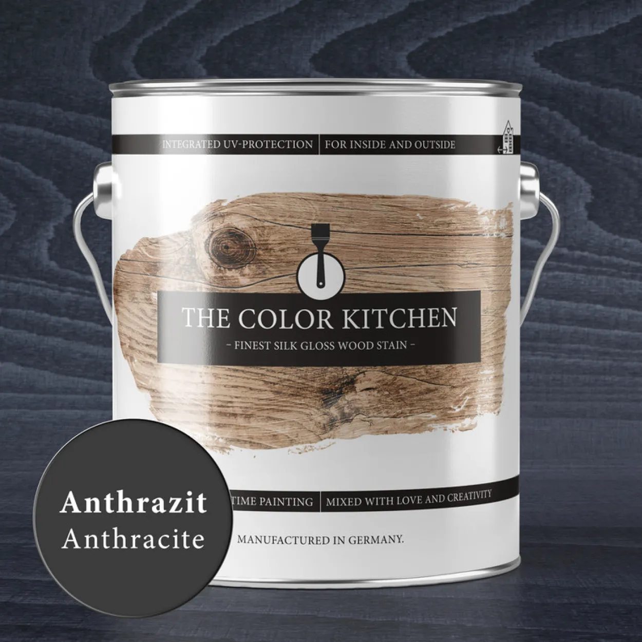 A.S. Création - The Color Kitchen Holzlasur Anthrazitgrau 2,5L