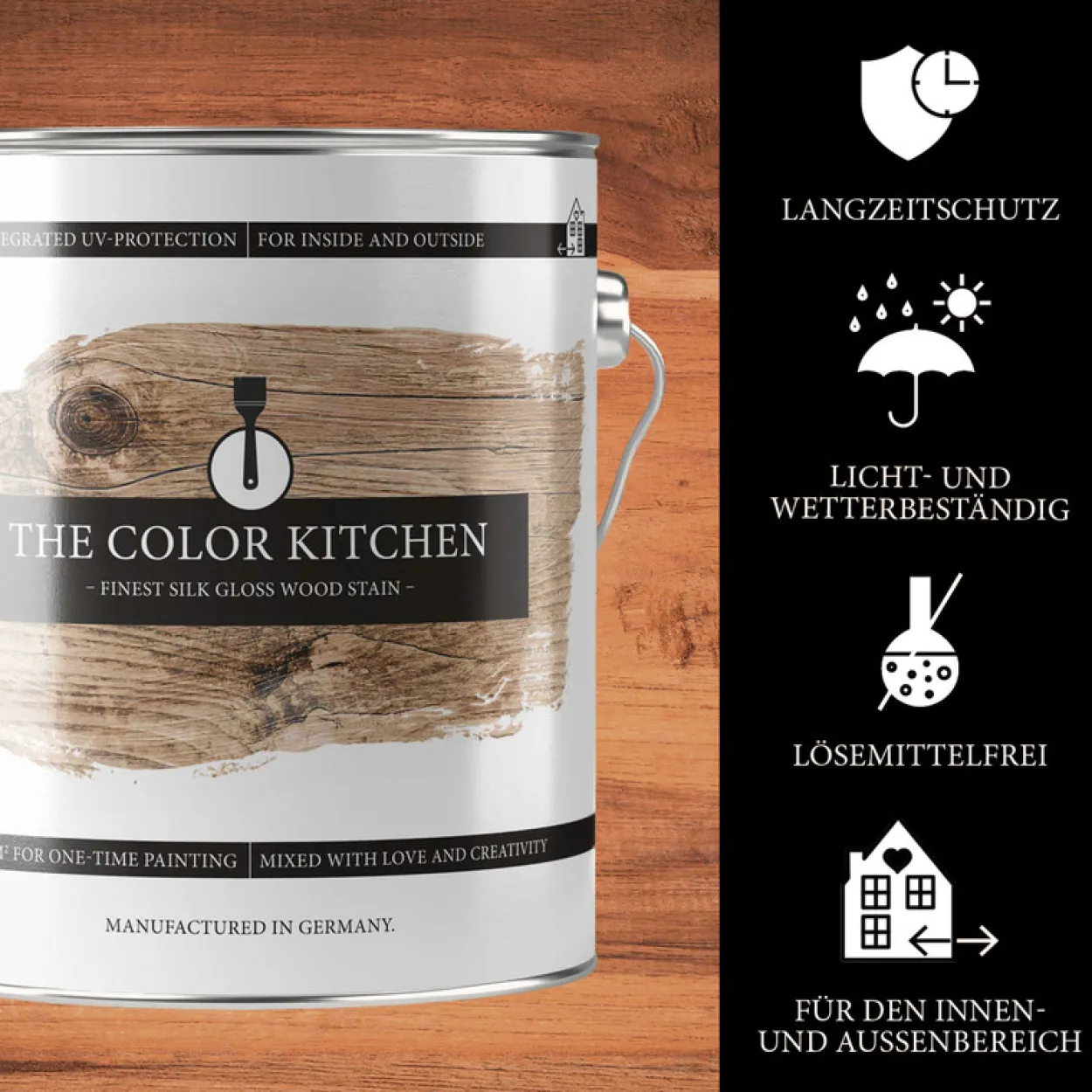 A.S. Création - The Color Kitchen Holzlasur Teak 2,5L