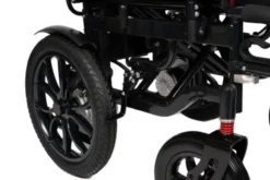 AT52332 Elektrischer Rollstuhl Schwarz aus Carbonstahl, 2x 250 Watt