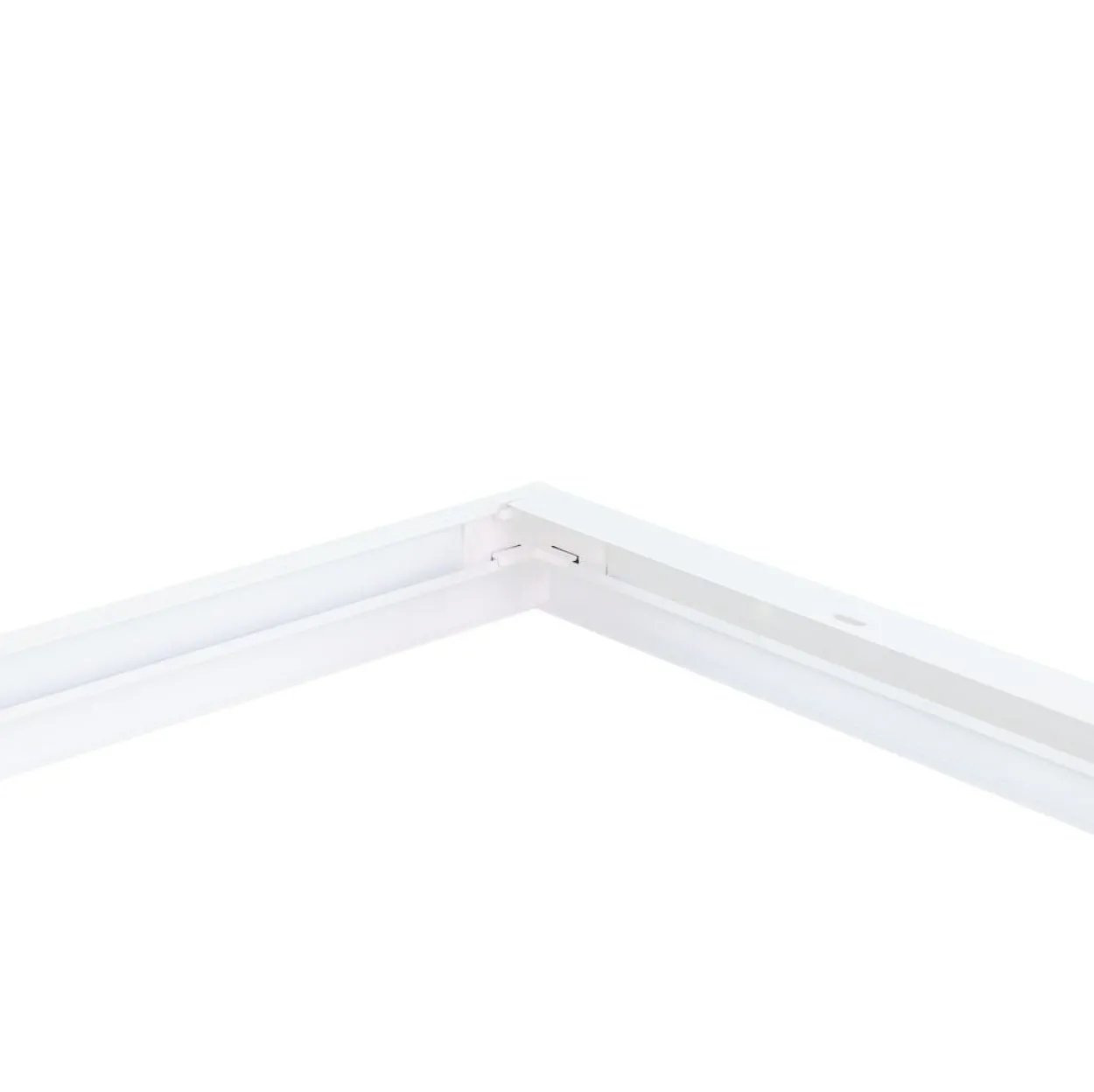 Aufbaurahmen für LED-Panel 62x62 cm, steckbar, weiß