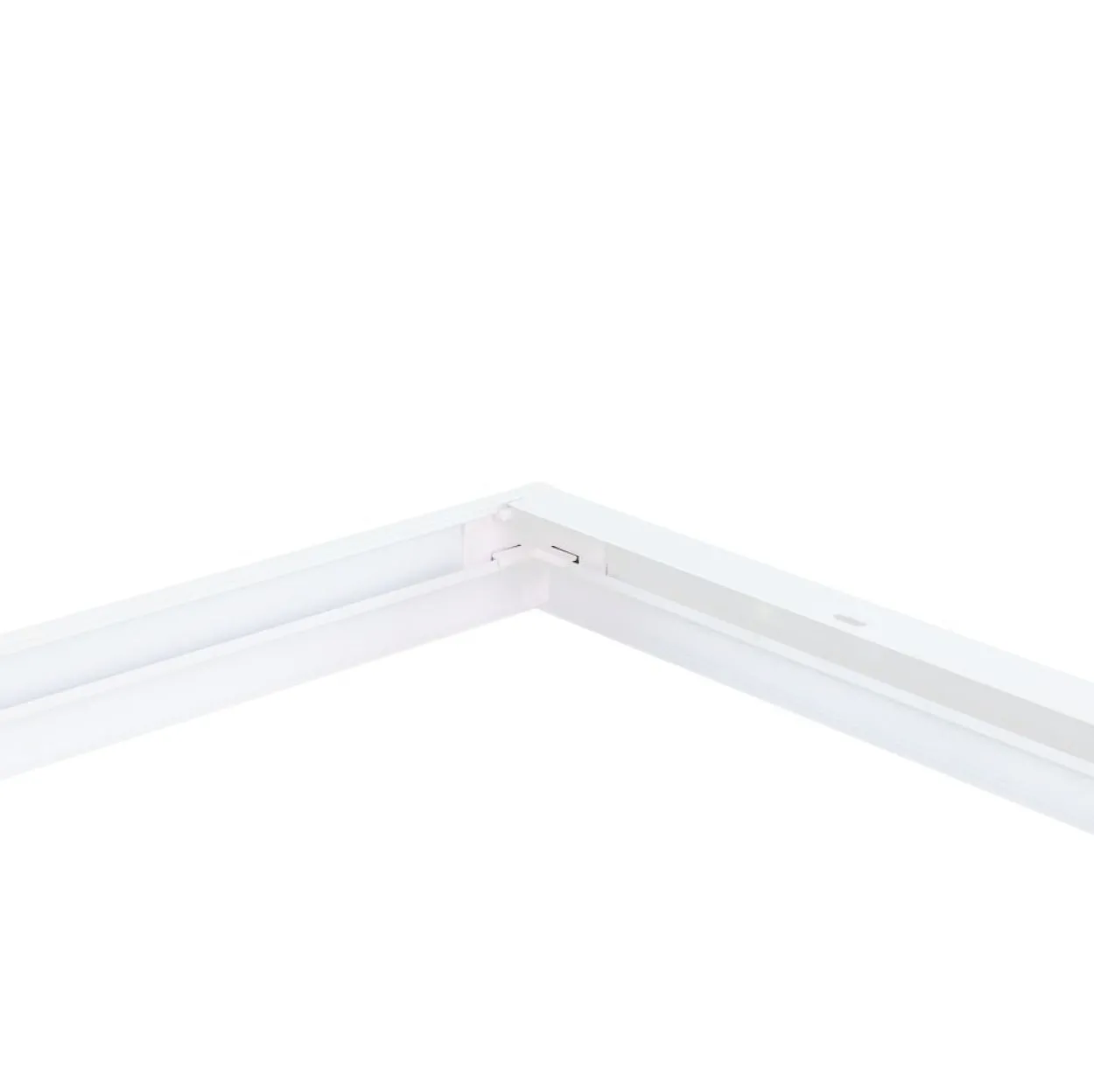 Aufbaurahmen für LED-Panel 120x30 cm, steckbar, weiß