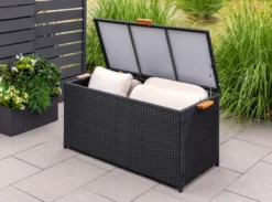 Aufbewahrungsbox, ca. 118 x 54 x 59 cm - Schwarz