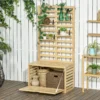 Aufbewahrungsbox, Gartentruhe mit Rankhilfe