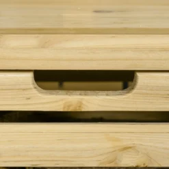 Aufbewahrungsbox, Gartentruhe mit Rankhilfe