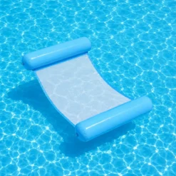 Aufblasbare Wasserhängematte 120 × 70 cm mit Netz