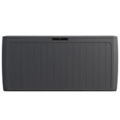 Auflagenbox Board Plus Anthrazit 290L Rollen