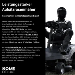 Aufsitzrasenmäher REAPER - Schwarz