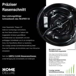 Aufsitzrasenmäher REAPER - Schwarz