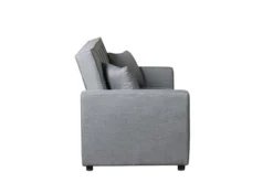Ausziehbares Bettsofa Sofa mit Bettfunktion - Hellgrau