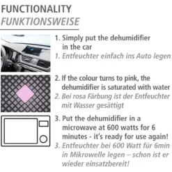 Auto-Entfeuchter mit Indikator 2 x 500g