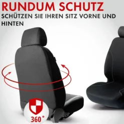 Autositzbezug Allessandro schwarz