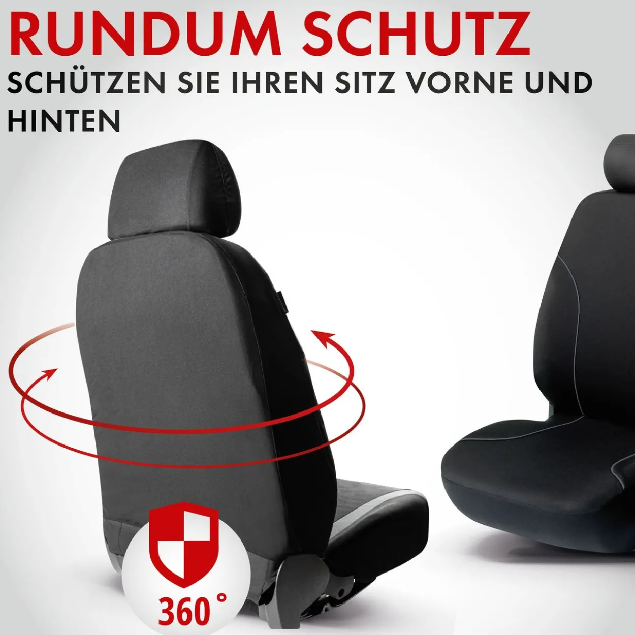 Autositzbezug Allessandro schwarz