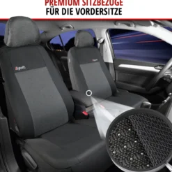 Autositzbezug Esprit Coll. Premium Zipp-It - schwarz
