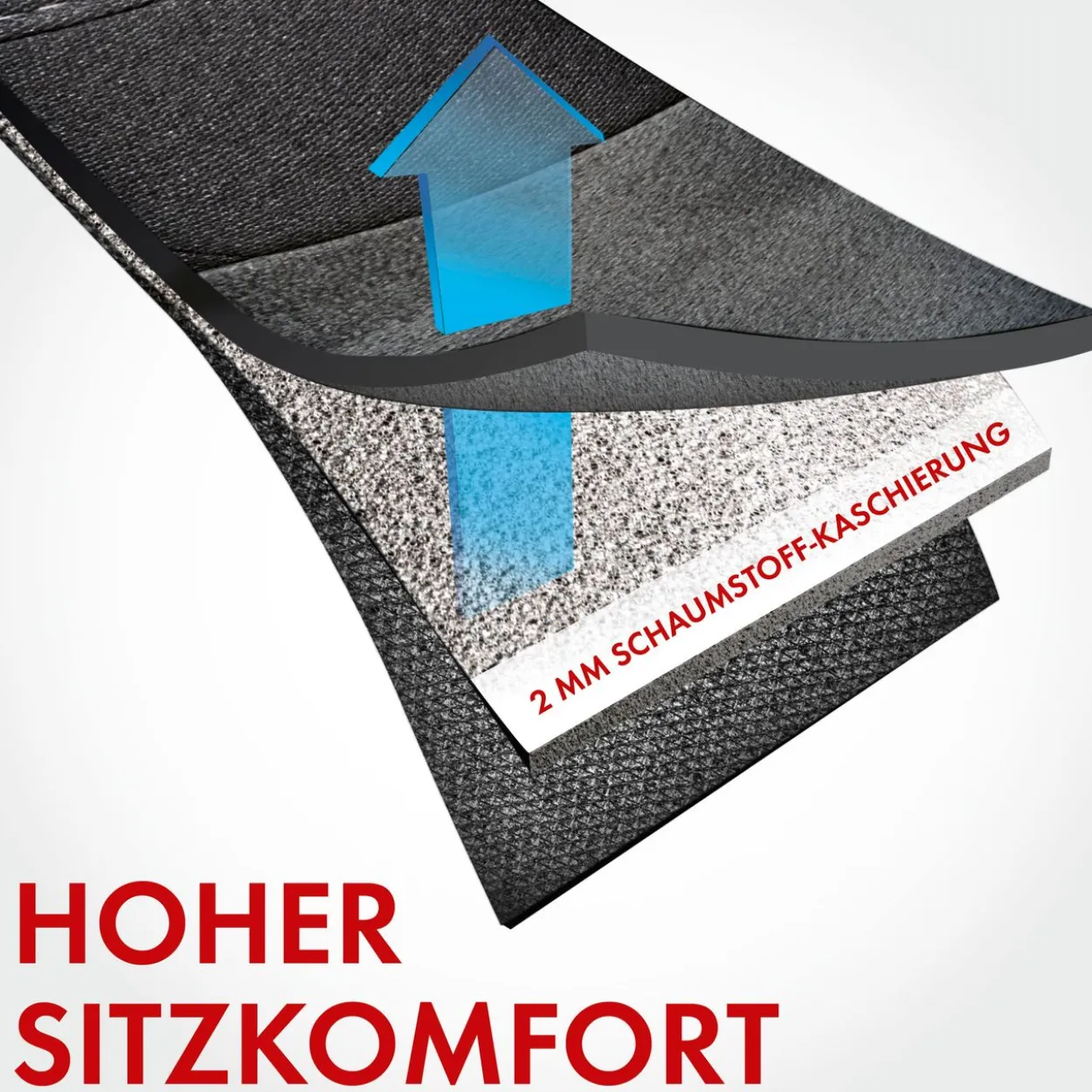 Autositzbezug Fairmont grau