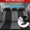 Autositzbezug Inde schwarz