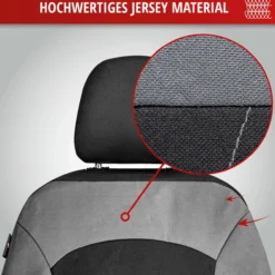 Autositzbezug Inde schwarz