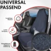 Autositzbezug Jeans blau