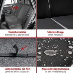 Autositzbezug Modulo schwarz