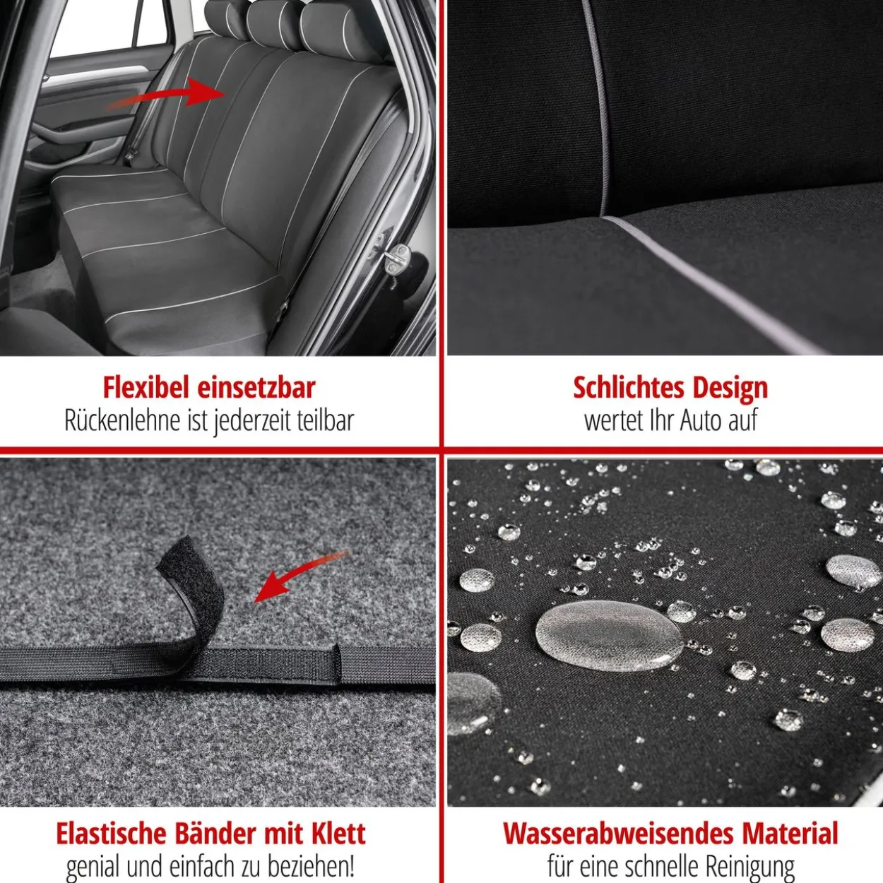 Autositzbezug Modulo schwarz