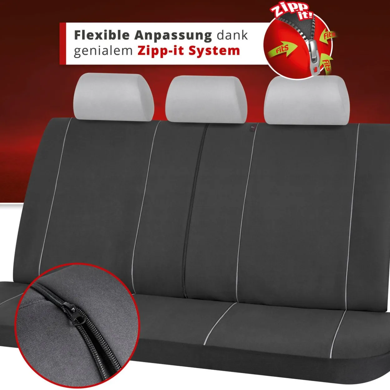 Autositzbezug Modulo schwarz