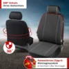 Autositzbezug Modulo schwarz