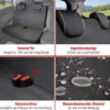 Autositzbezug Modulo schwarz