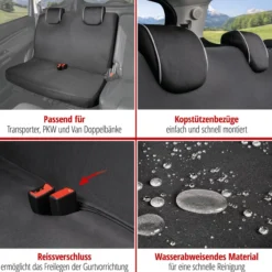 Autositzbezug Modulo schwarz