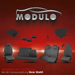 Autositzbezug Modulo schwarz
