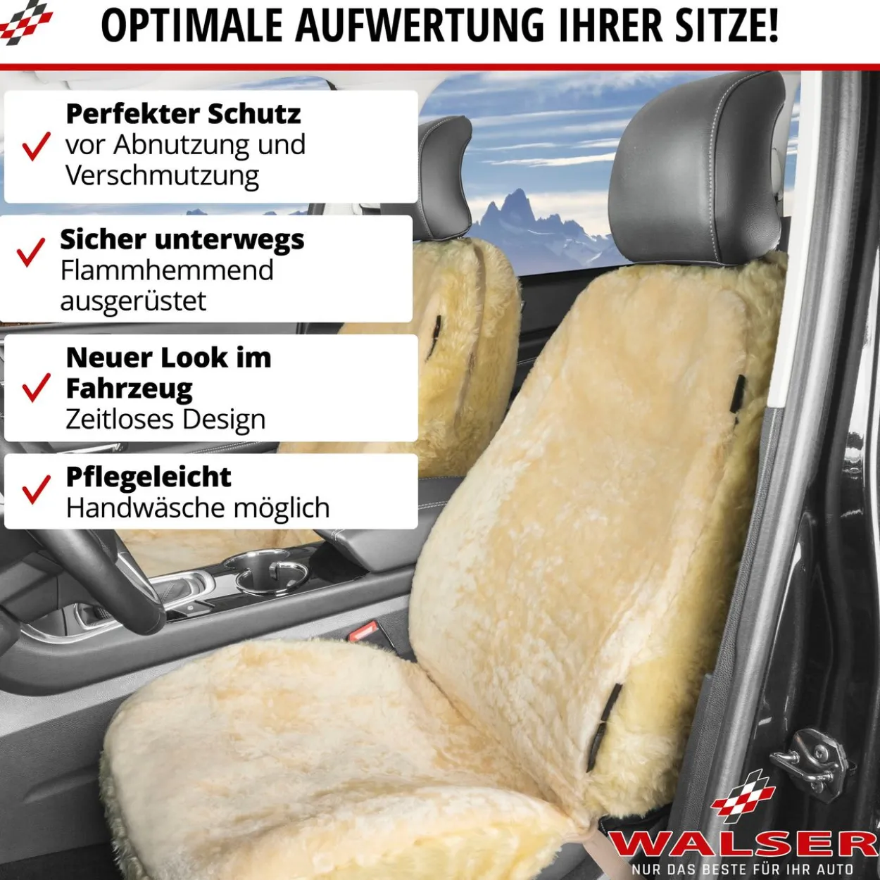 Autositzbezug Monette anthrazit