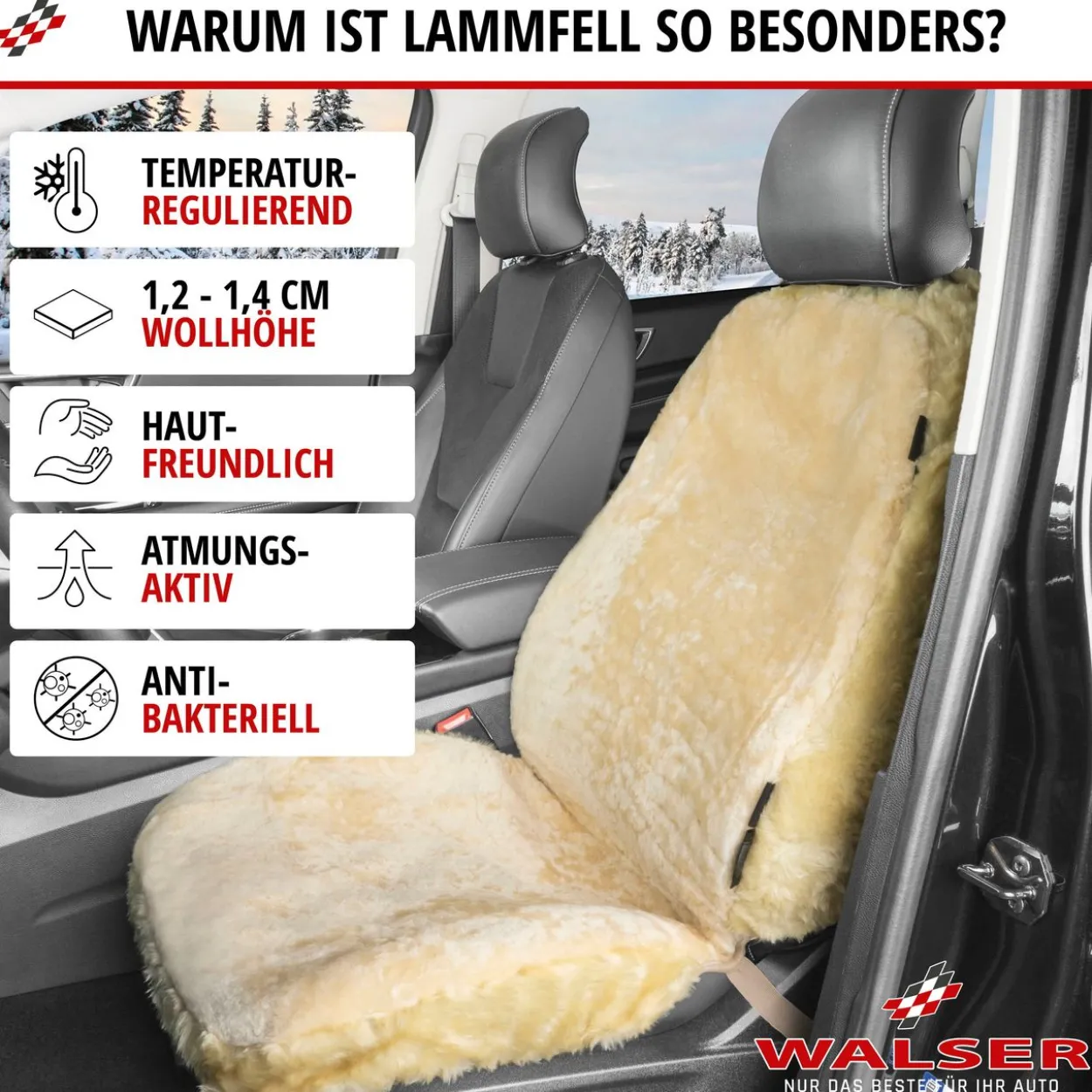 Autositzbezug Monette beige