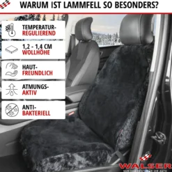 Autositzbezug Monette schwarz