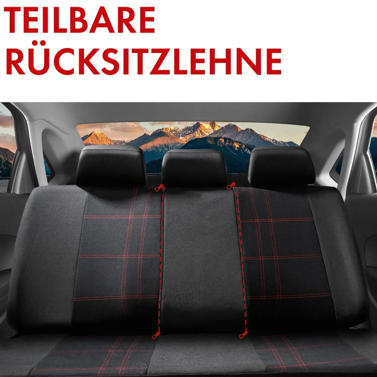 Autositzbezug Nashville schwarz